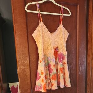 Victoria's Secret Floral Lace Chemise
